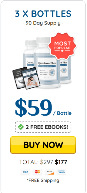 Quietum plus 3 bottle